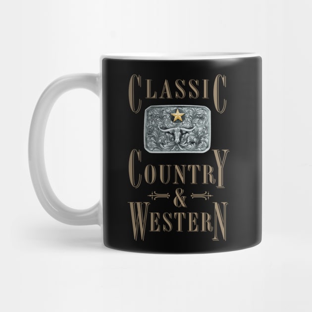 Classic Country and Western Belt Buckles by PLAYDIGITAL2020